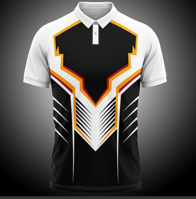 Nebula Purple & Orange Polo